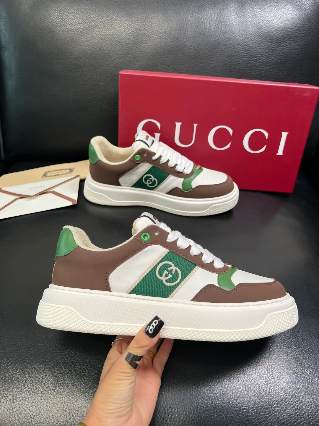 Men's shoes 💰780 Gucci high quality top crafts Gucci counter new original factory configuration, imported cowhide fabric from Italy, imported cowhide lining, breathable and comfortable, sole: original factory special supply original sole super comfortable, original factory and single goods, welcome to compare, code number 38-44 (customized 45)